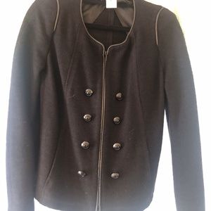 Gerard Darel Black Military Jacket